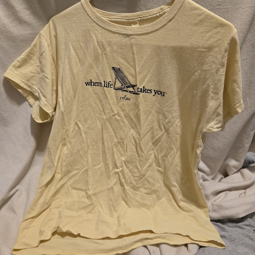 Comfort Colors - Yellow Outer Banks Graphic T-Shirt